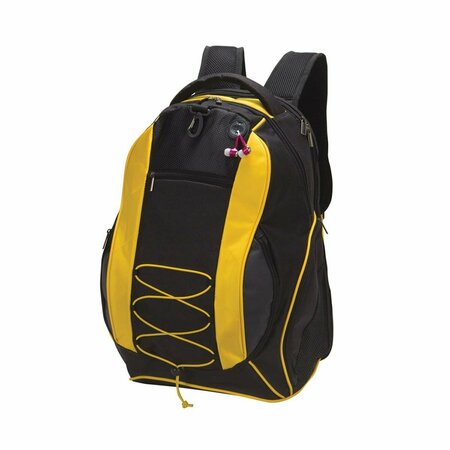 SEA FOAM CO Buy Smart Depot  All-in-One Computer Sport Backpack - Yellow G3623 Yellow